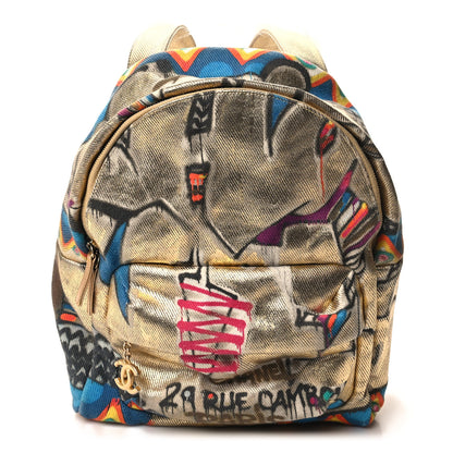 Chanel Graffiti Printed Canvas Street Spirit Backpack Multicolor 1 of 10