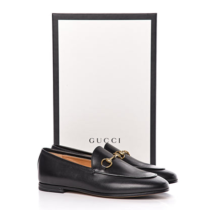 Gucci Calfskin Womens Jordaan Loafers 35.5 Black 10 of 10