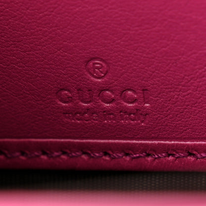 Gucci Patent Soho Zip Around Wallet Bright Bougainvillea 7 of 11
