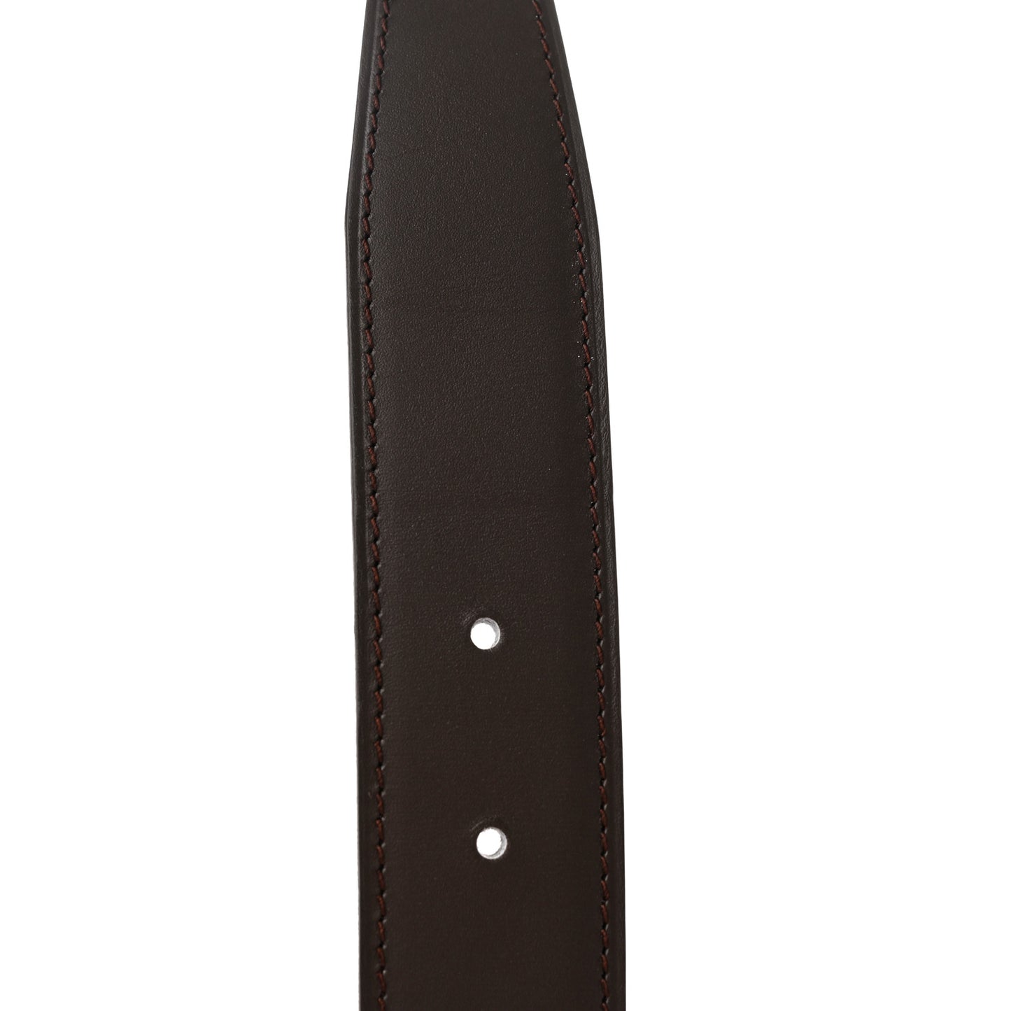 Box Togo 32mm Belt Strap 85 34 Havane Gris Perle