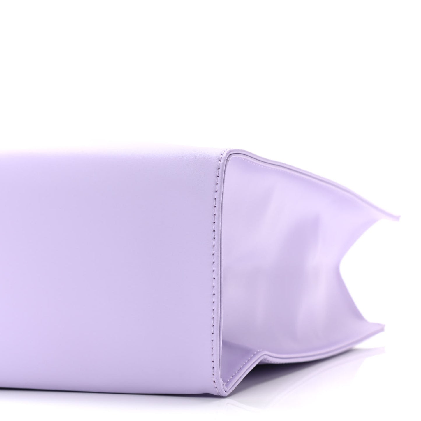 Vegan Leather Medium Shopping Bag Lavender