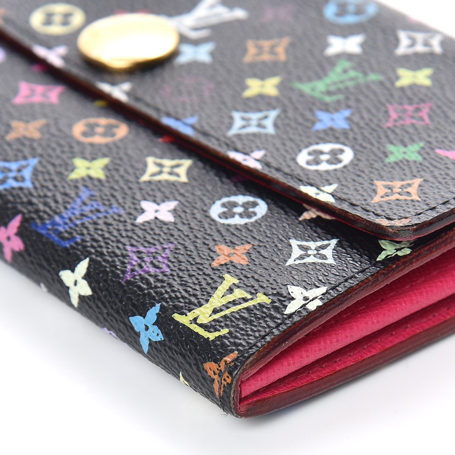 Louis Vuitton Monogram Multicolor Sarah Wallet Black Grenade 9 of 12