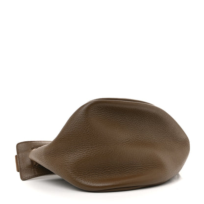 The Row Grained Calfskin Large Slouchy Banana Bag Brunette 4 of 11