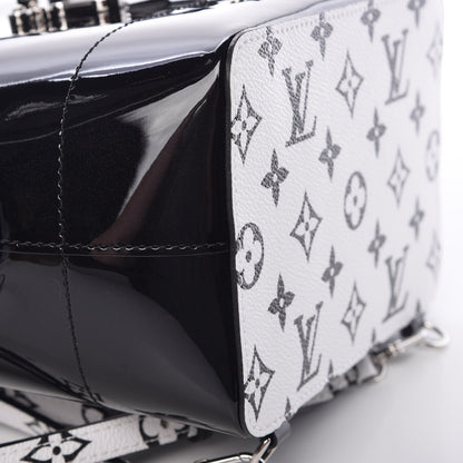 Louis Vuitton Patent Monogram Hot Springs Backpack Black White 7 of 8