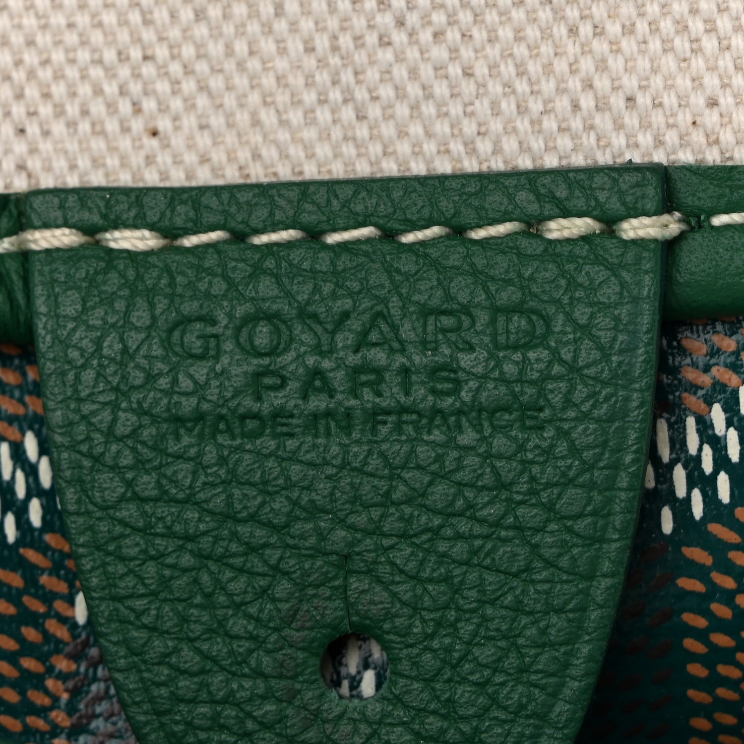 Goyard Goyardine Artois PM Green 6 of 11