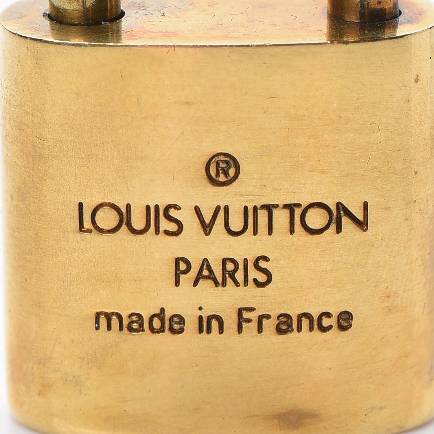 Louis Vuitton Brass Lock and 2 Keys Set #311 5 of 6
