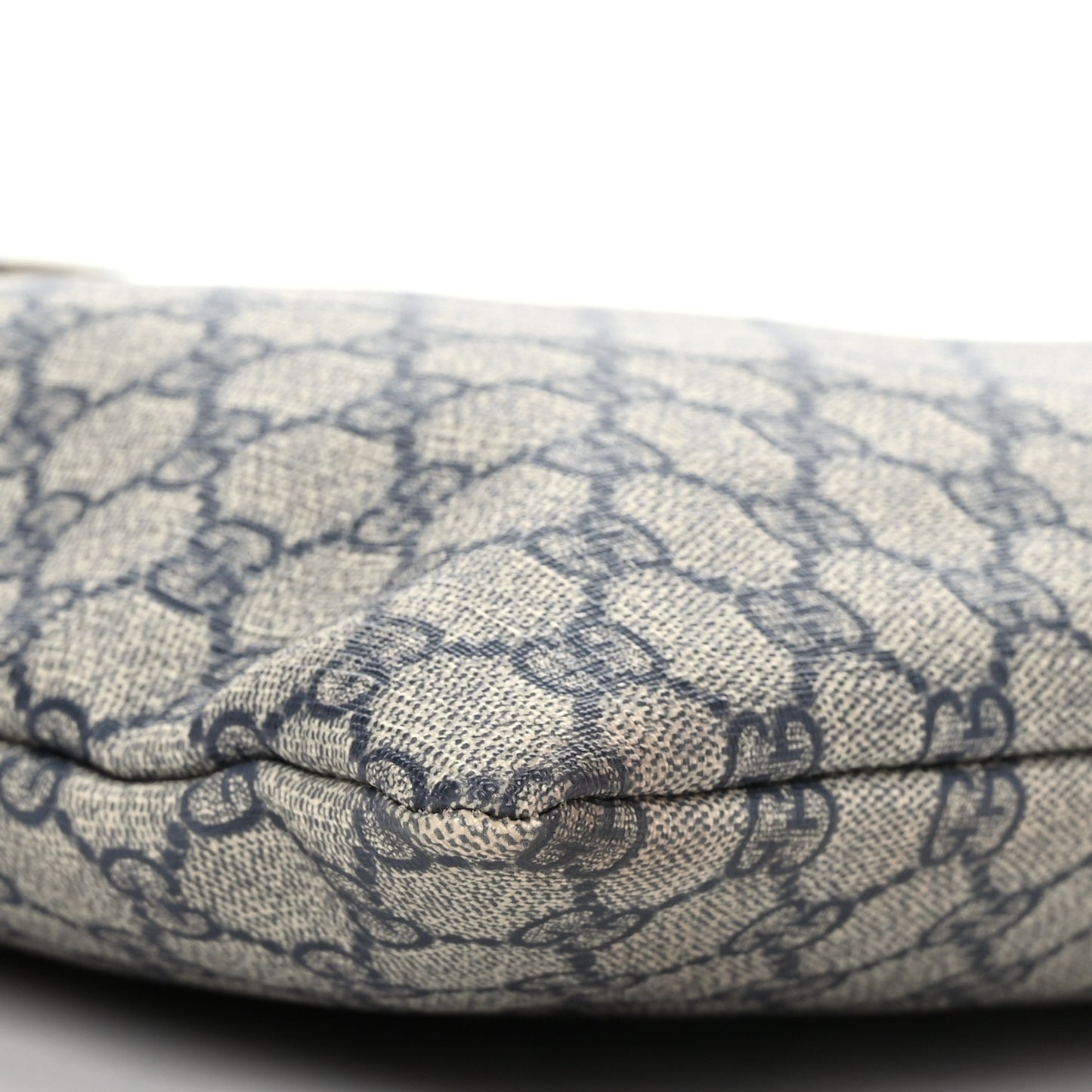 GG Supreme Monogram Web Messenger Beige Blue