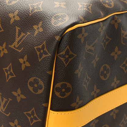 Louis Vuitton Monogram Keepall Bandouliere 50 Jaune Mat 7 of 9