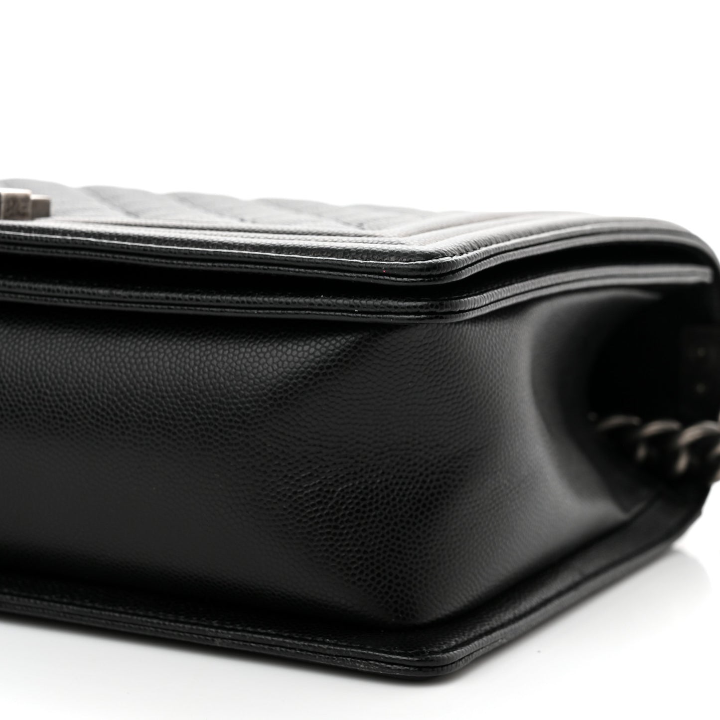 Caviar Quilted New Medium Boy Flap Black