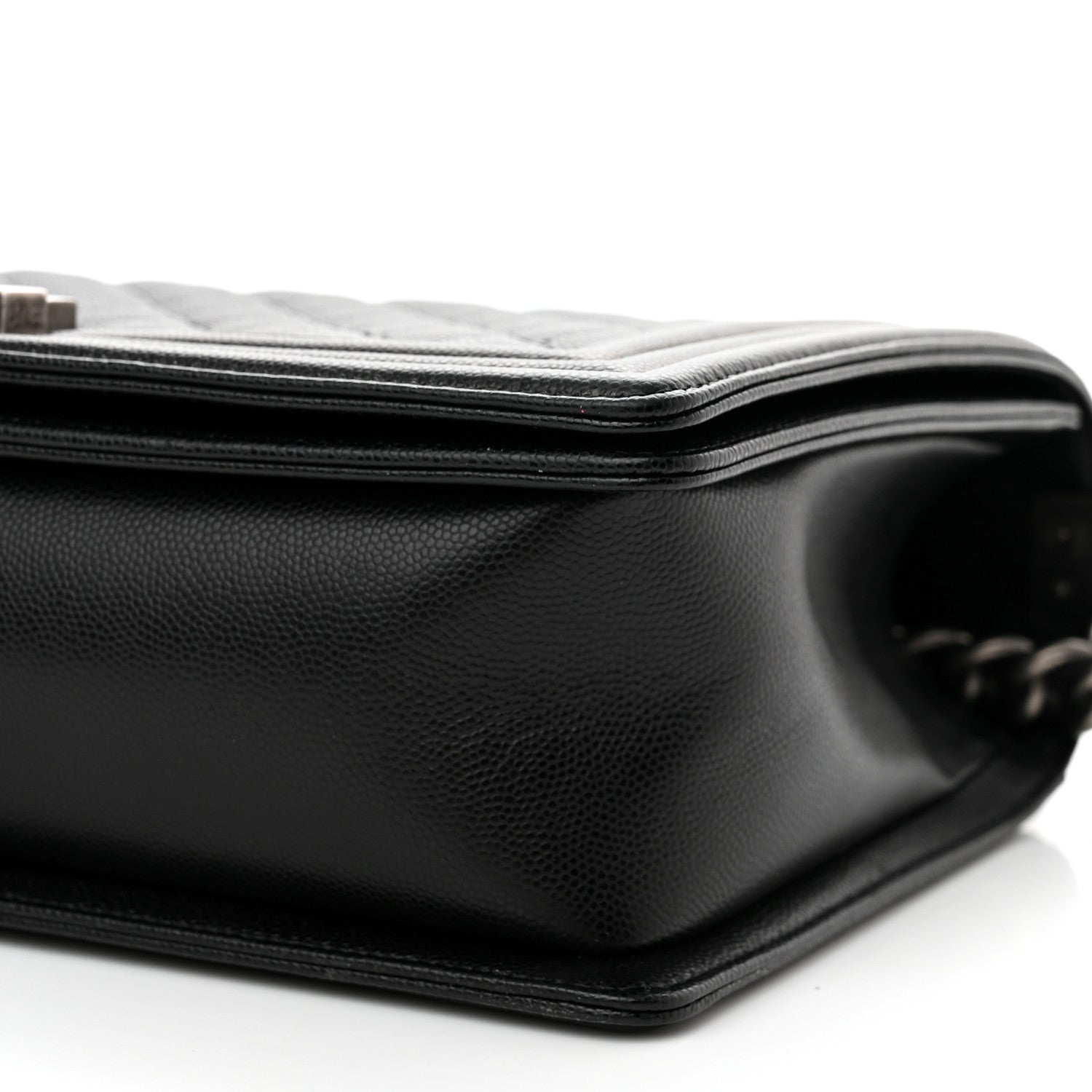 Chanel Caviar Quilted New Medium Boy Flap Black 10 of 10
