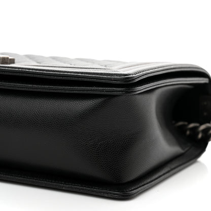 Chanel Caviar Quilted New Medium Boy Flap Black 10 of 10