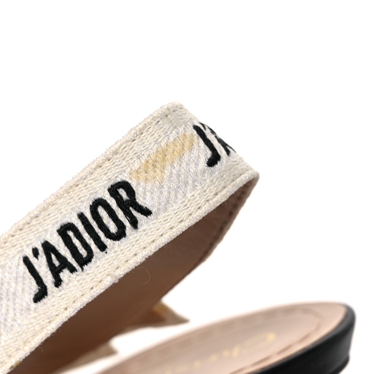 Christian Dior Technical Canvas Ribbon J Adior Slingback 65mm Pumps 39.5 Black 12 of 14