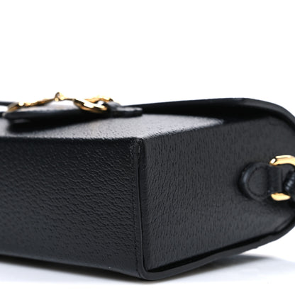 Gucci Calfskin Horsebit 1955 Shoulder Bag Black 10 of 10