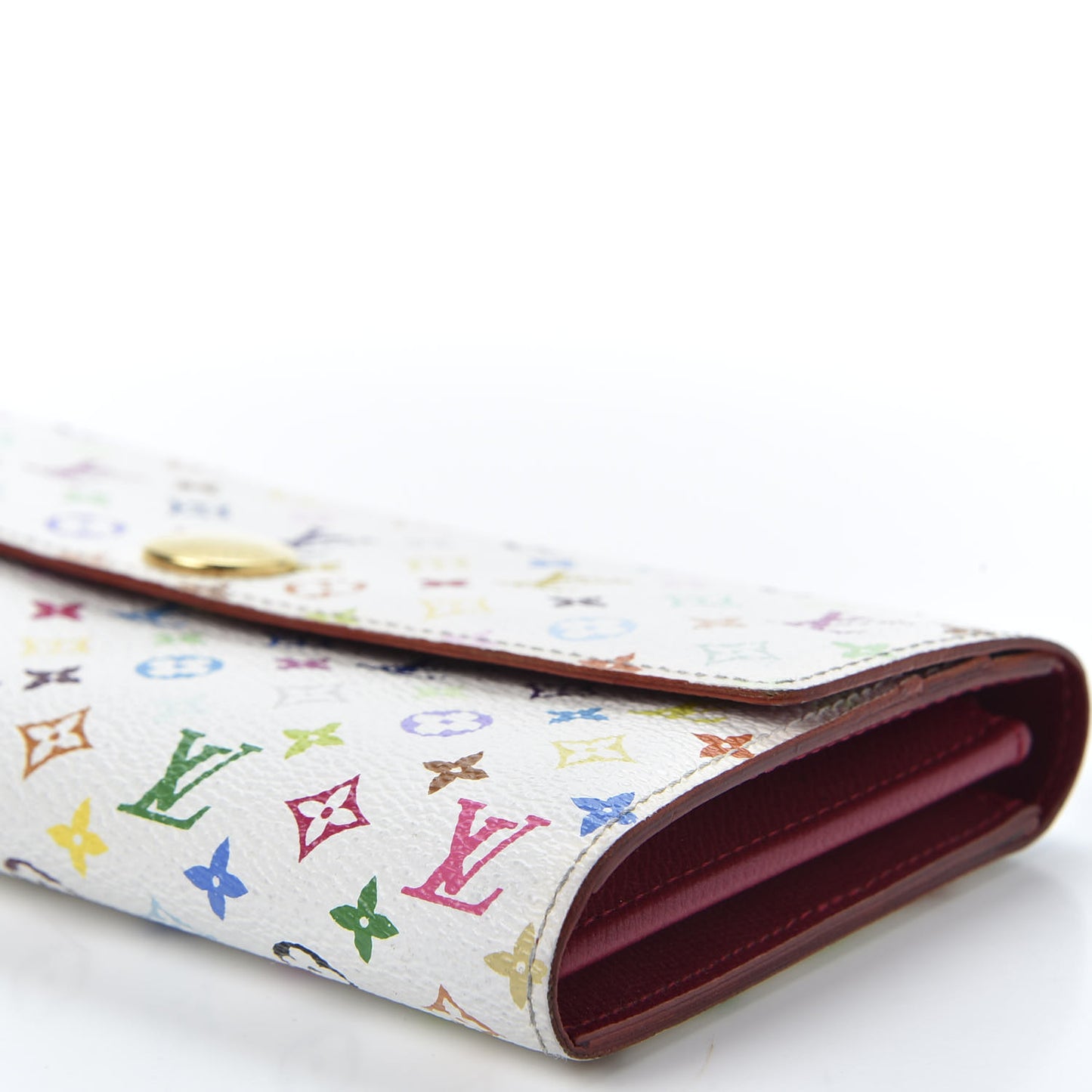 Monogram Multicolor Sarah Wallet White Eglantine