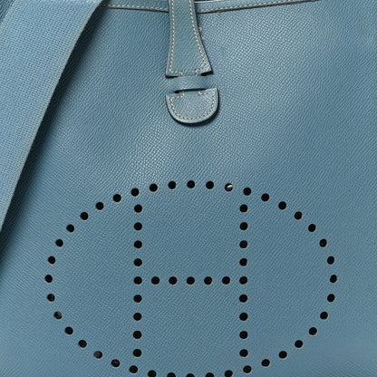Hermes Epsom Evelyne PM Blue Jean 8 of 11