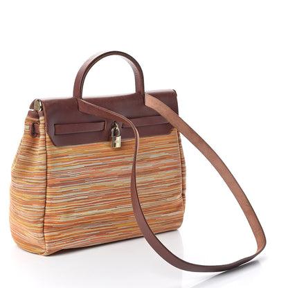 Hermes Barenia Vibrato Herbag 30 PM Orange 3 of 10