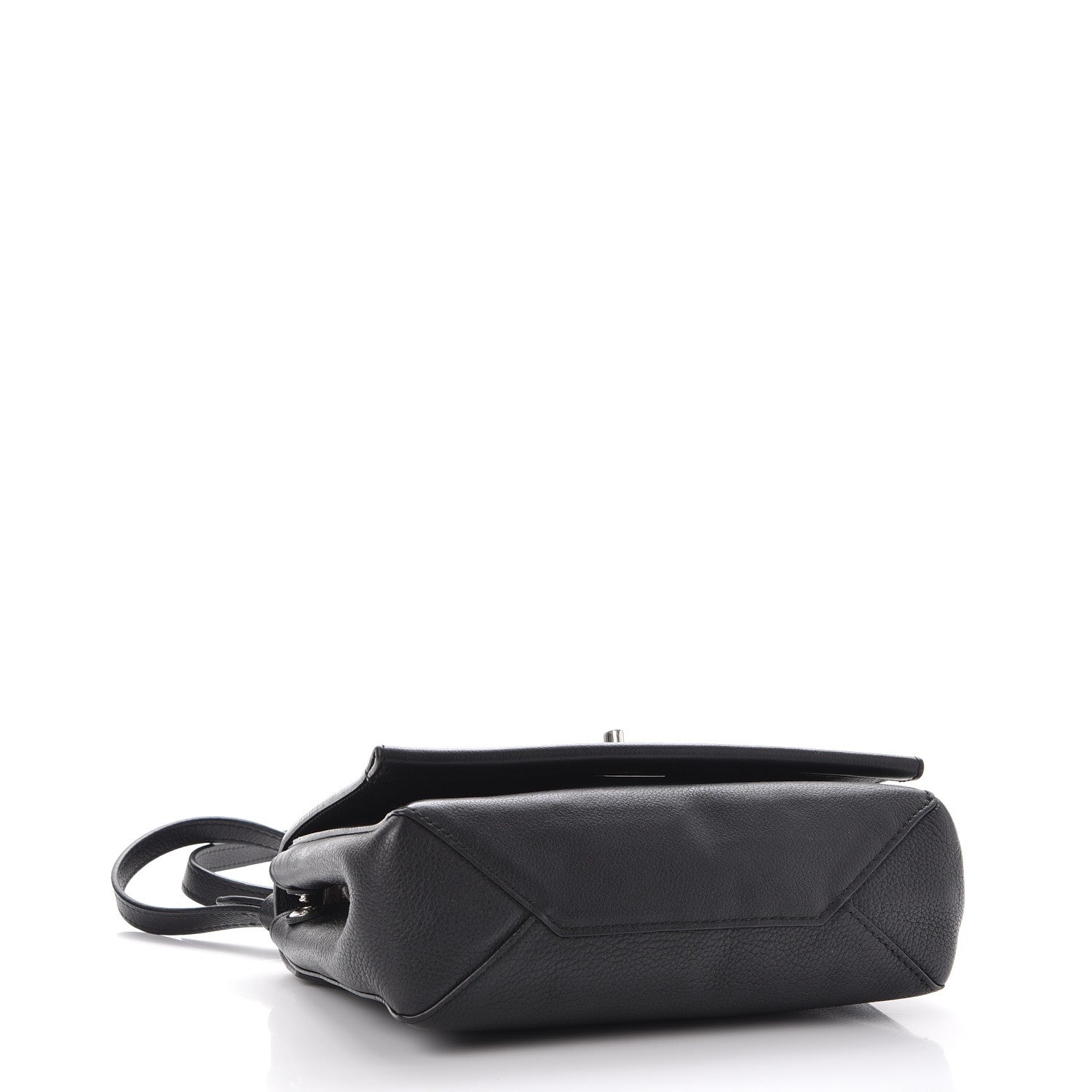 Louis Vuitton Calfskin Lockme II Chain Bag BB Black 4 of 9