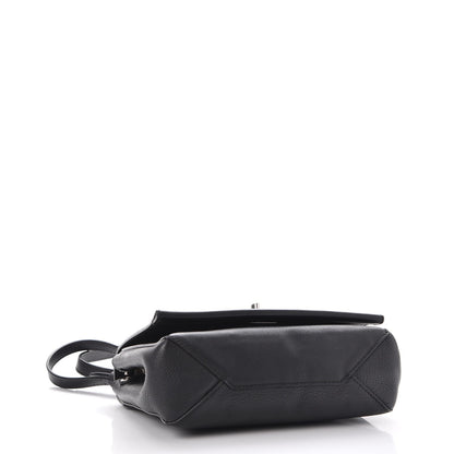 Louis Vuitton Calfskin Lockme II Chain Bag BB Black 4 of 9