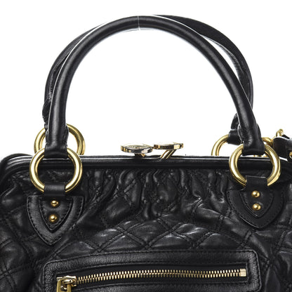 Marc Jacobs Calfskin Quilted Stam Black 16 of 16