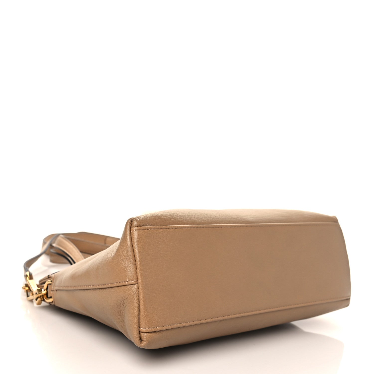 Gucci Lambskin Small Linea Matisse Top Handle Bag Natural Tan 4 of 8