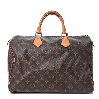Louis Vuitton Monogram Speedy 35 1 of 12