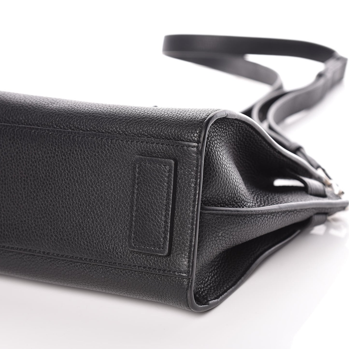 Grained Calfskin Nano Sac De Jour Souple Black