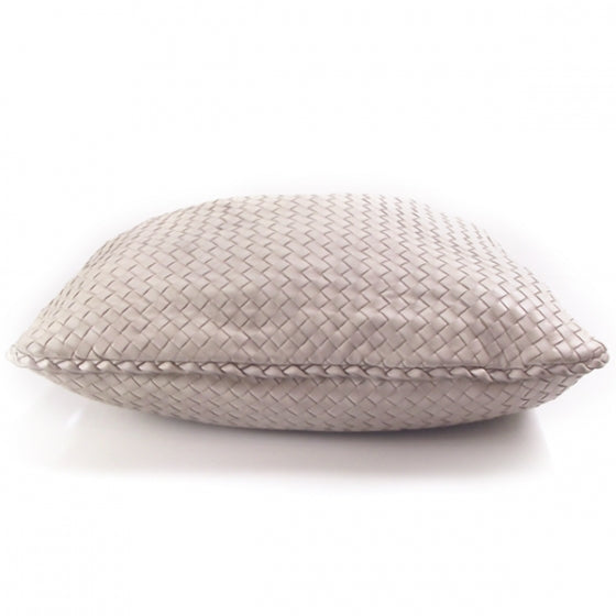 Bottega Veneta Leather Woven Hobo White 4 of 11