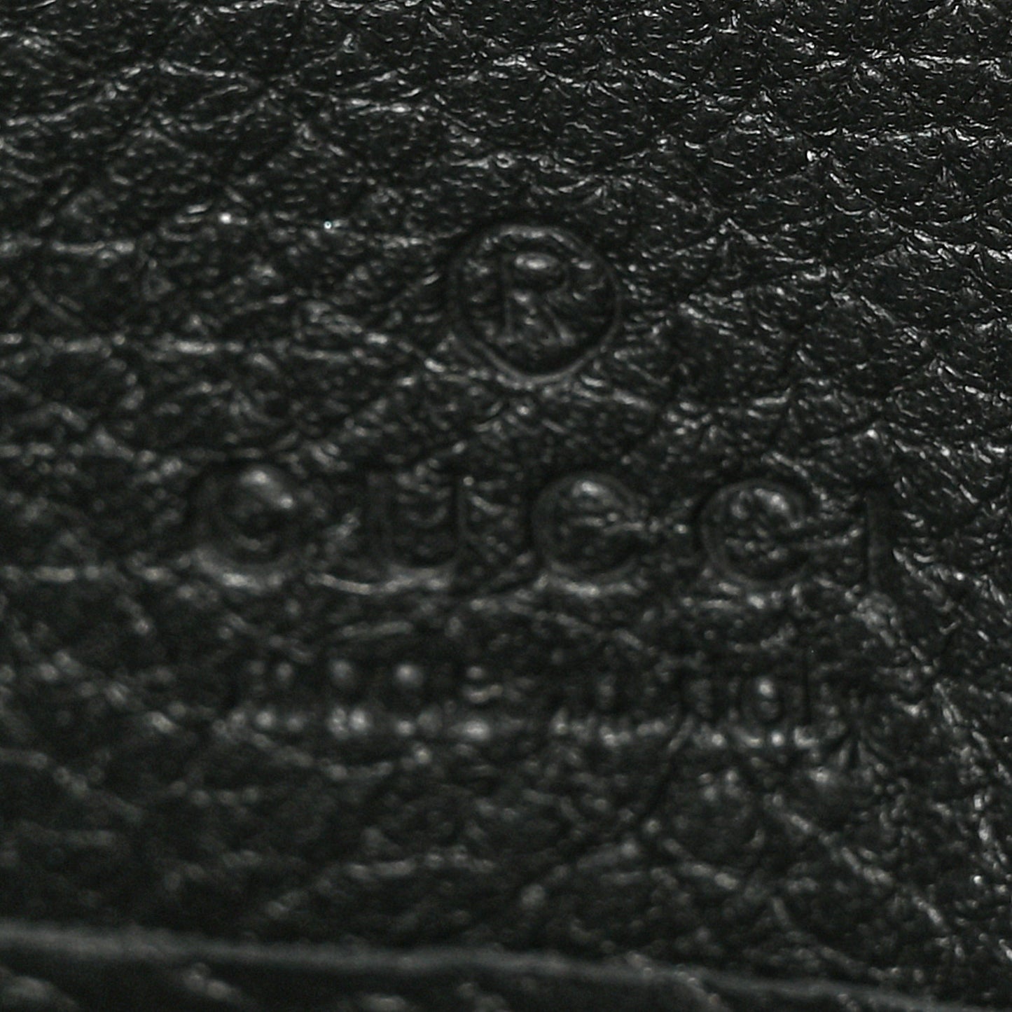 Calfskin Logo Zip Around Wallet Black