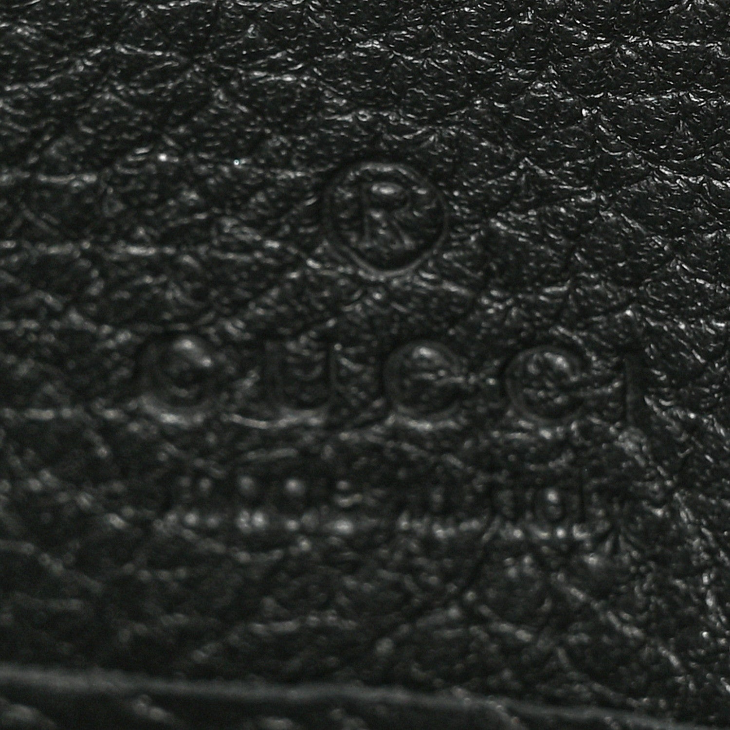 Gucci Calfskin Logo Zip Around Wallet Black 9 of 14