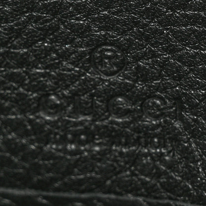 Gucci Calfskin Logo Zip Around Wallet Black 9 of 14