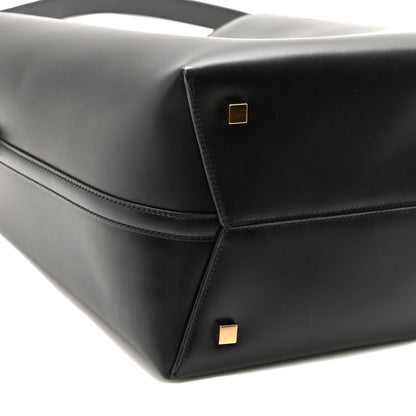 Saint Laurent Smooth Shiny Calfskin Monogram Le 37 Bucket Bag Black 9 of 10