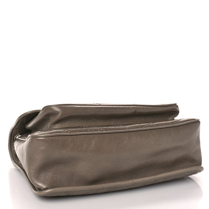 Saint Laurent Crinkled Calfskin Matelasse Monogram Medium Niki Chain Satchel Light Taupe 4 of 8