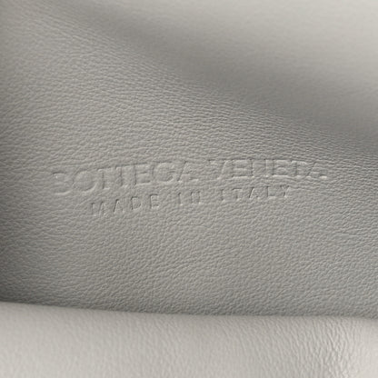 Bottega Veneta Lambskin BV Trine Clutch Bianco 7 of 10