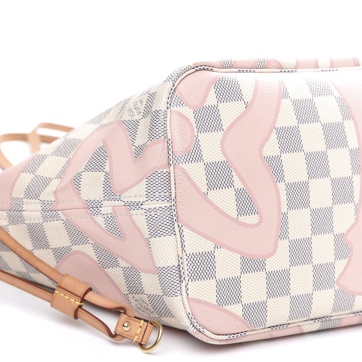 Louis Vuitton Damier Azur Tahitienne Neverfull MM 9 of 18