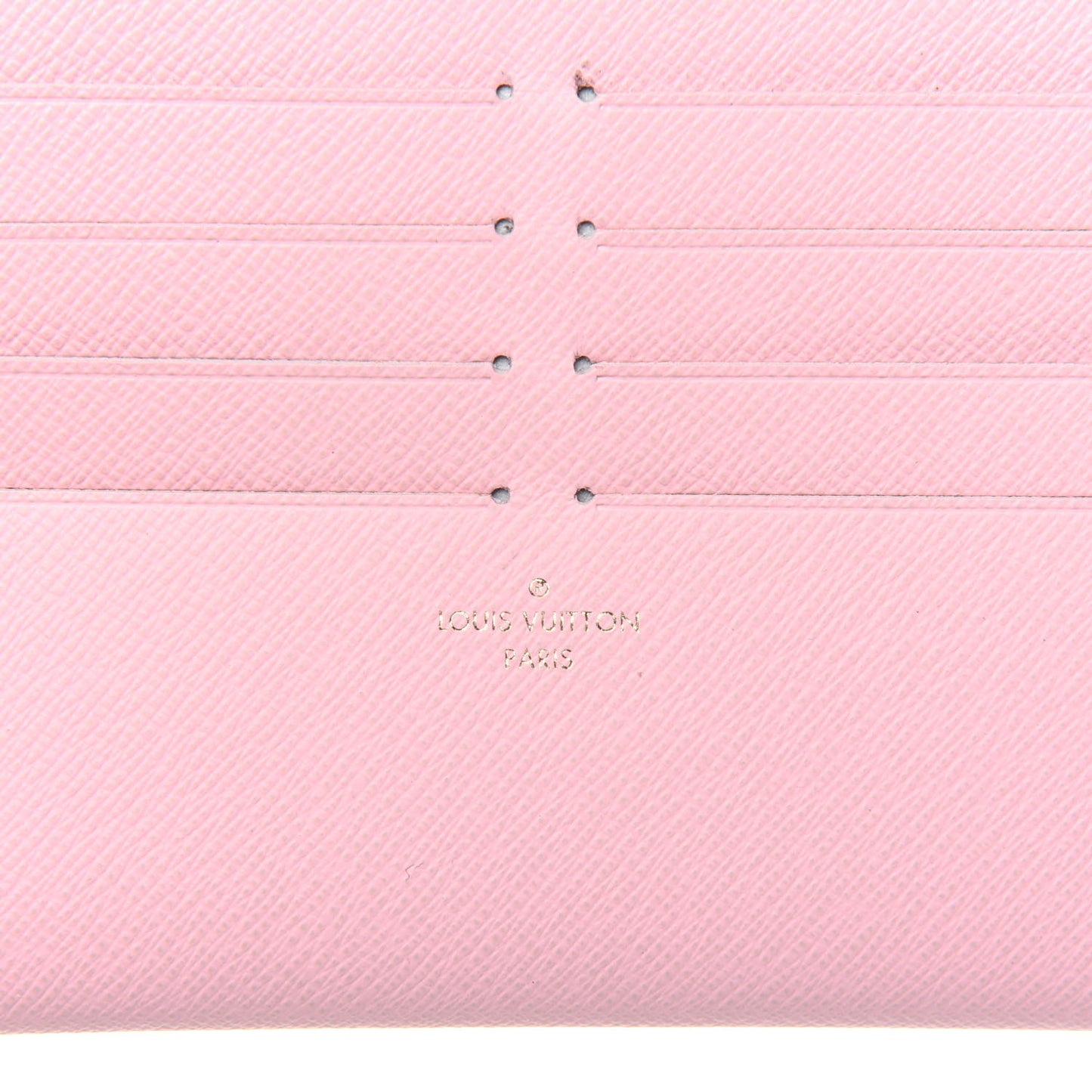 Calfskin Felicie Card Holder Insert Rose Ballerine