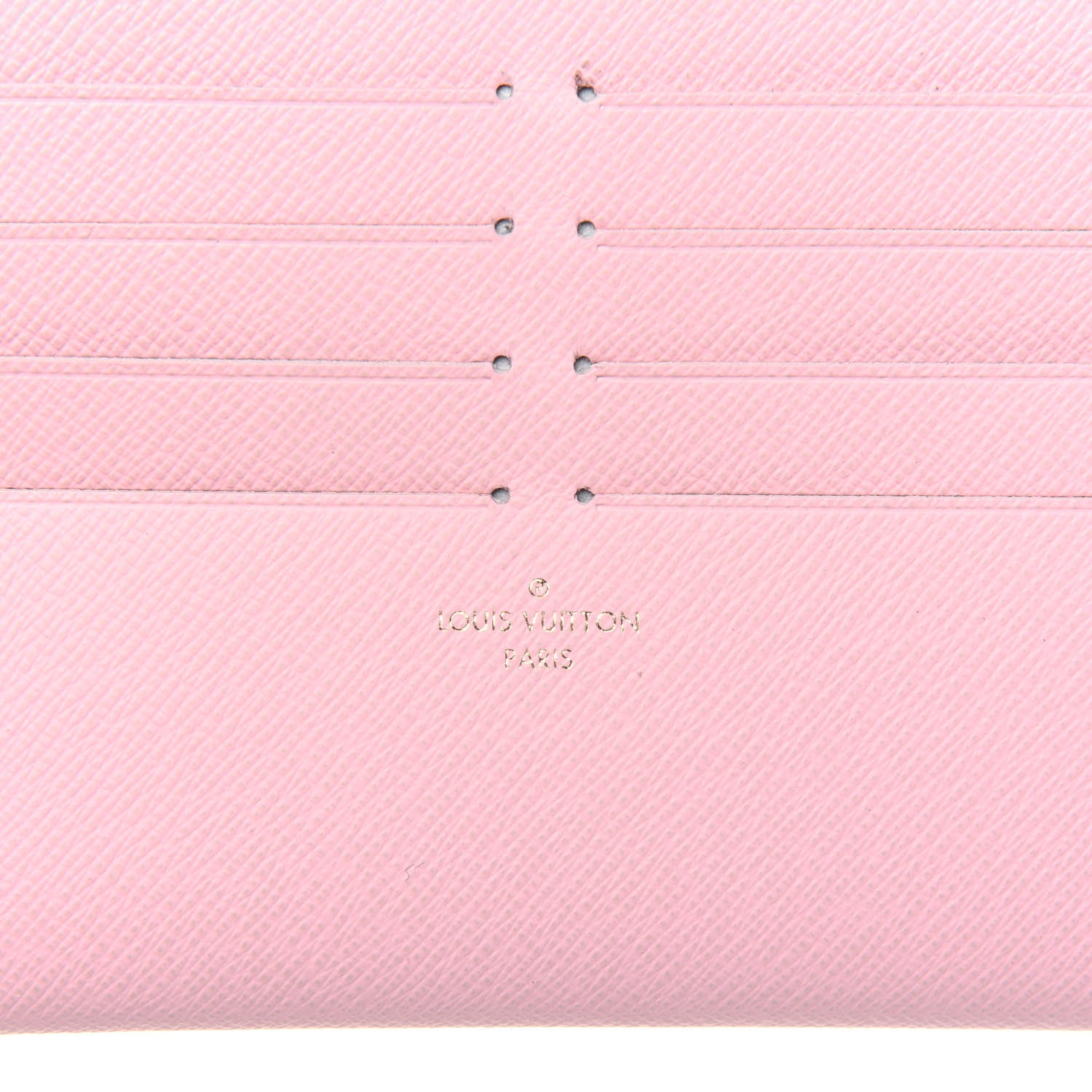 Louis Vuitton Calfskin Felicie Card Holder Insert Rose Ballerine 6 of 10