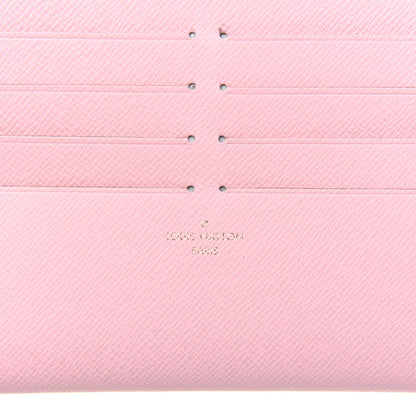 Louis Vuitton Calfskin Felicie Card Holder Insert Rose Ballerine 6 of 10