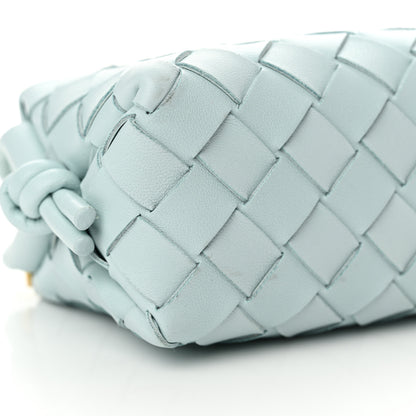 Bottega Veneta Nappa Intrecciato Candy Loop Camera Bag Light Blue 8 of 10