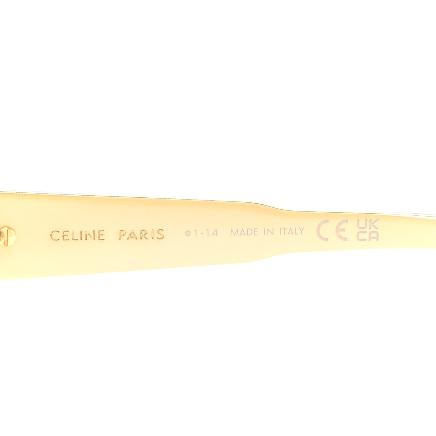 Celine Metal Triomphe 03 Sunglasses CL40281U Gold Green 6 of 8
