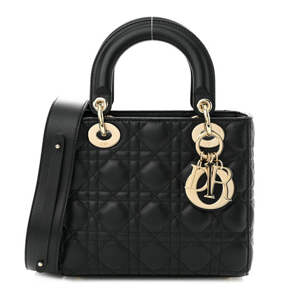 Christian Dior Lambskin Cannage Small My ABCDior Lady Dior Black 1 of 10