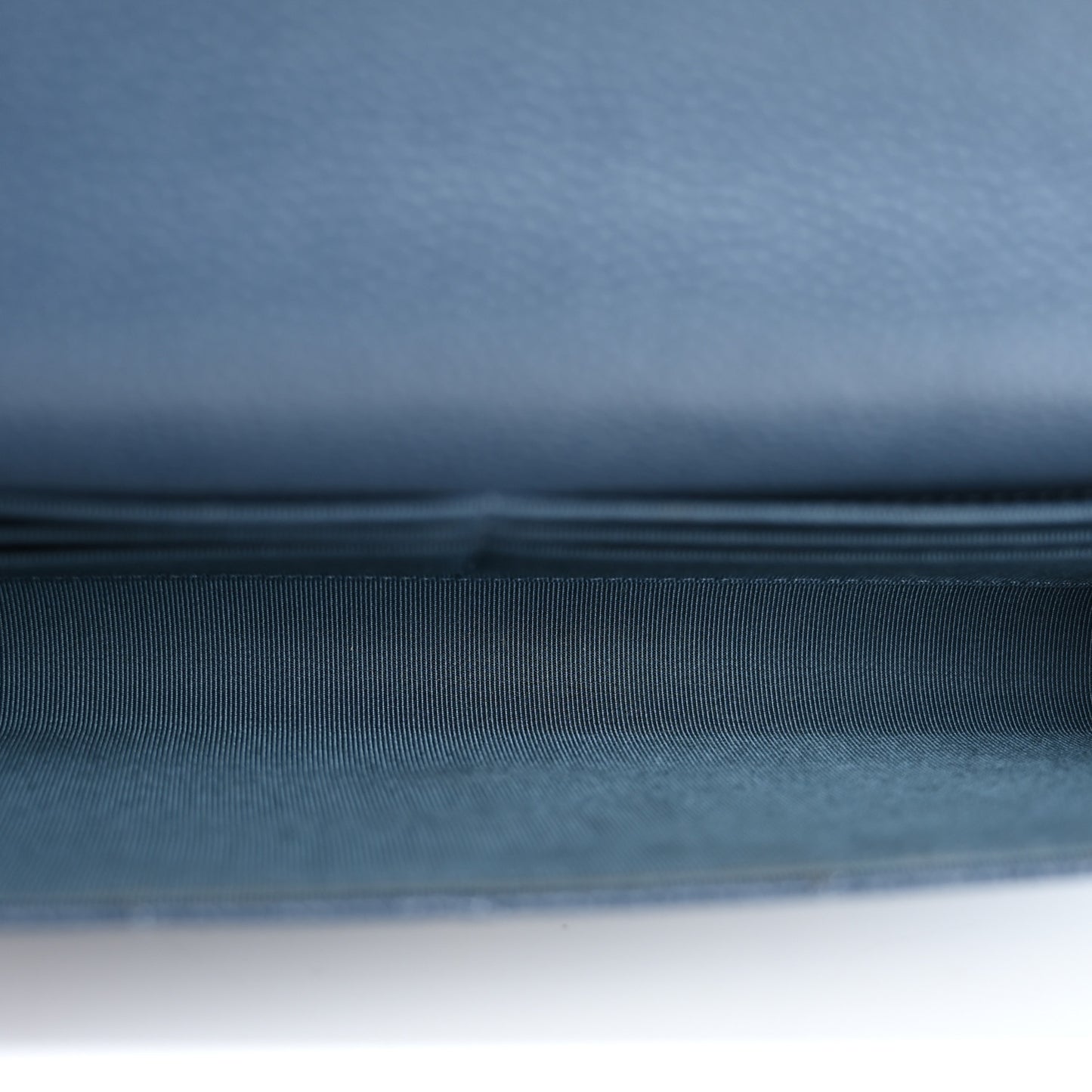 Caviar Quilted Travel Wallet Blue
