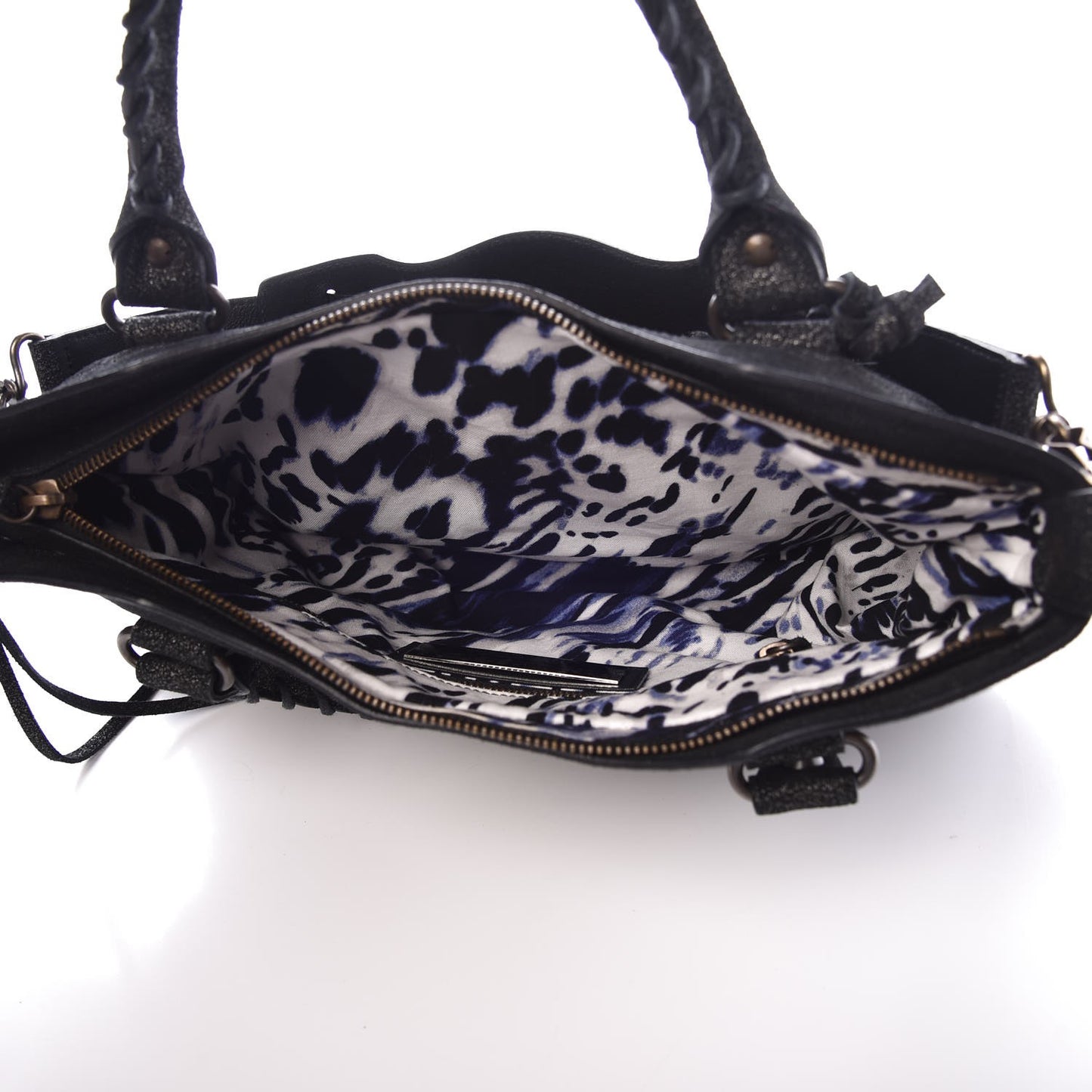Craquele Calfskin First Black