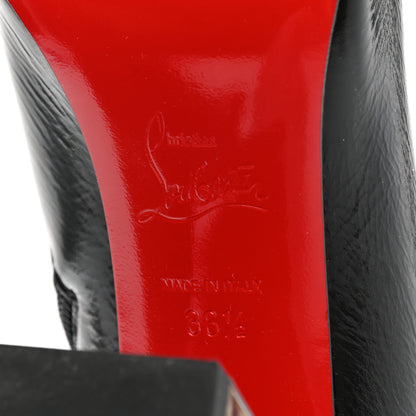 Christian Louboutin Patent Hilconico 85 Booties 36.5 Black 6 of 8