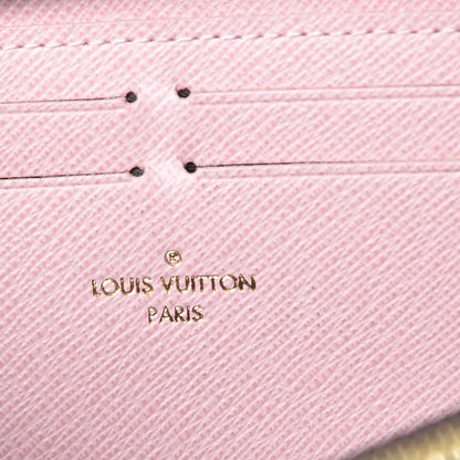 Louis Vuitton Monogram Clemence Wallet Rose Ballerine 7 of 9
