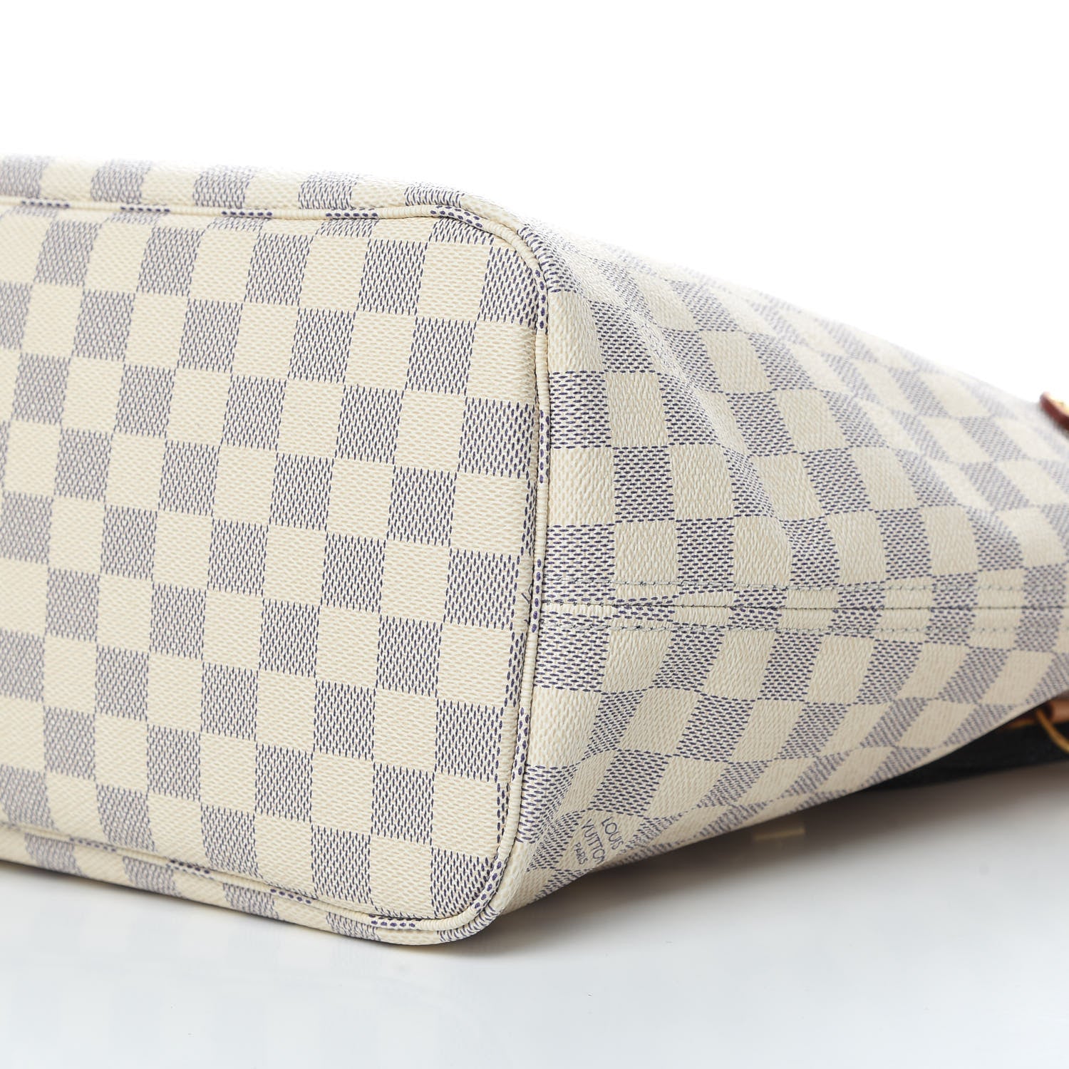 Louis Vuitton Damier Azur Neo Neverfull MM Rose Ballerine 12 of 13