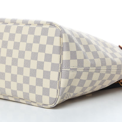 Louis Vuitton Damier Azur Neo Neverfull MM Rose Ballerine 12 of 13
