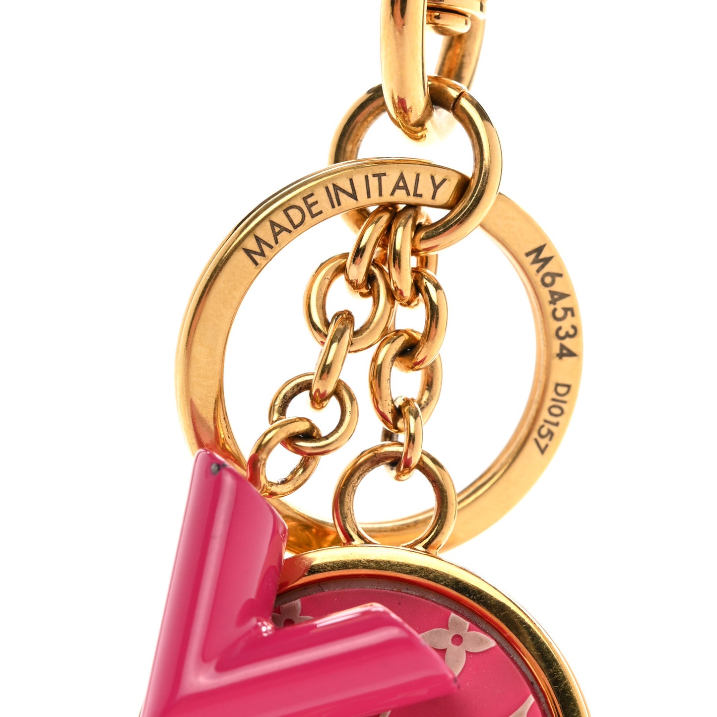 Monogram All Over Bag Charm Key Holder