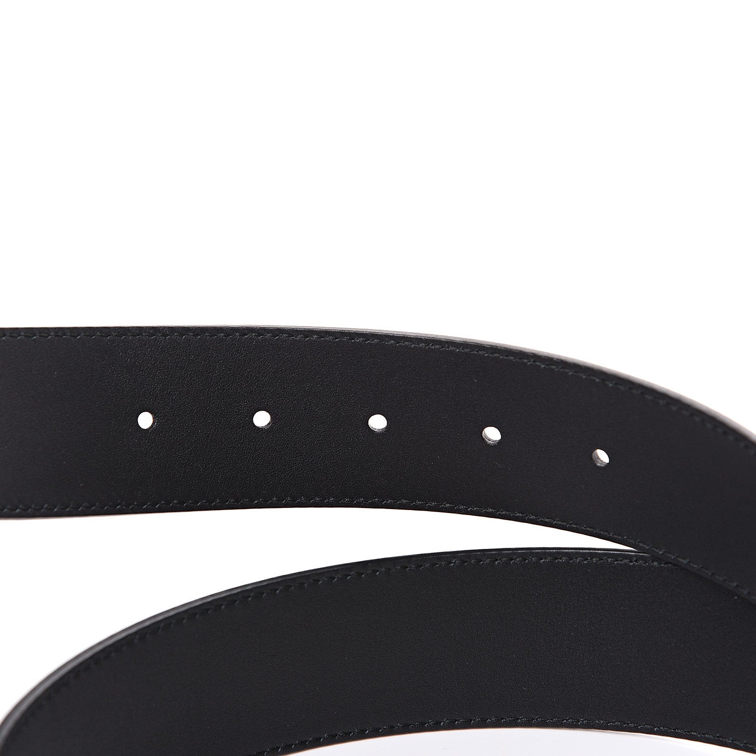 Gucci Calfskin Double G 40mm Belt 75 30 Black 3 of 6