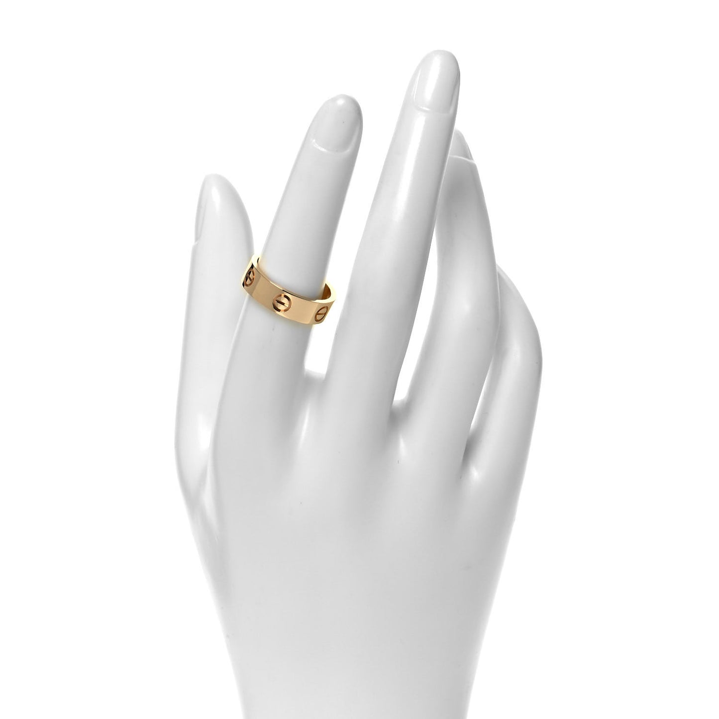 18K Yellow Gold 5.5mm LOVE Ring 54 6.75