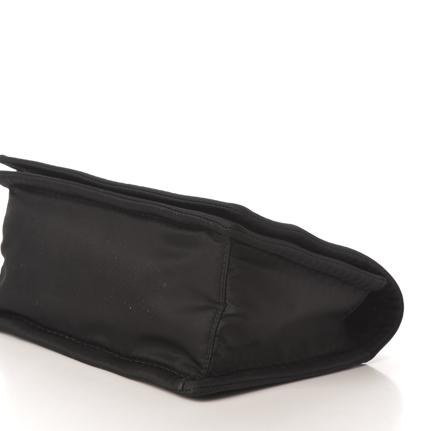 Prada Nylon Tessuto Chain Shoulder Bag Ebano 8 of 9